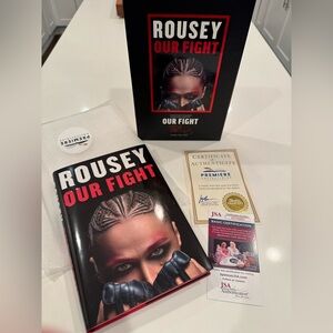 Ronda Rousey Signed Our Fight Collector’s Numbered Edition Book w/ COA